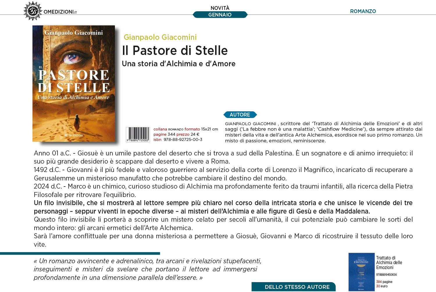 GianPaolo Giacomini IL PASTORE DI STELLE